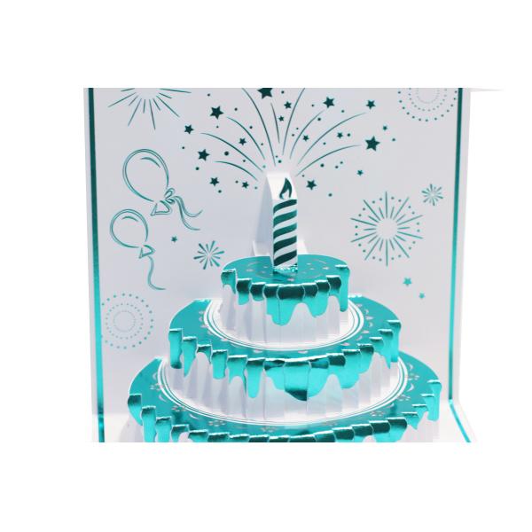 Customizable Personalized 3D Pop Up Happy Birthday Card for Special Occasions