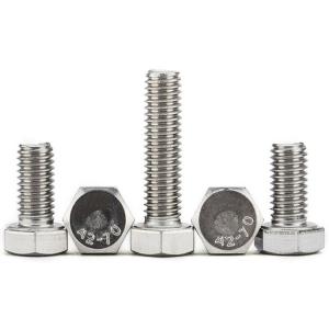 Buy cheap SS 316 A4 Flagne Galvanized Hex Bolts High Strength Full Thread Common Bolt Heads product