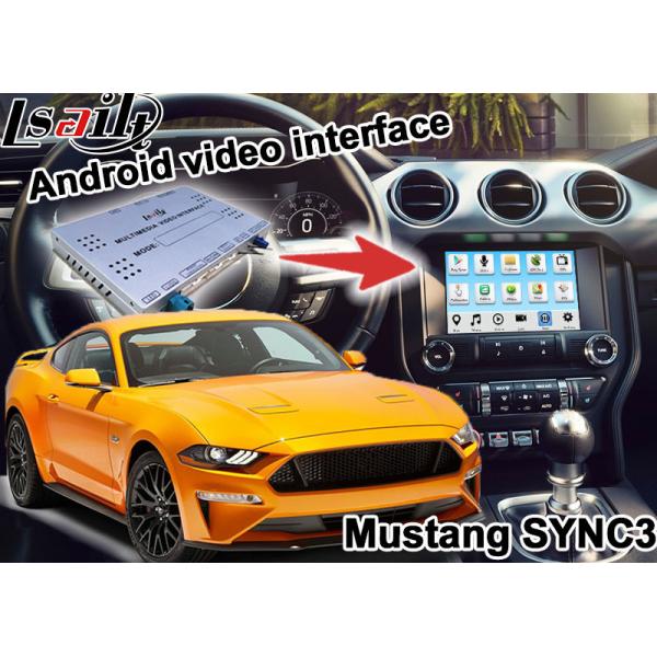 Mustang SYNC 3 Android GPS navigation box WIFI BT Google apps video interface wireless carplay