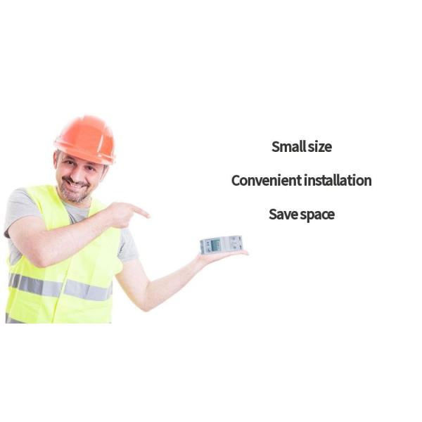 Smart WiFi 1 Phase Meter Din Rail Energy Monitor Single Phase Electronic Kwh Meter