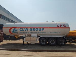 Buy cheap ASME Q345R 16.1 Bar 54000 Liters 25MT LPG Tanker Trailer product