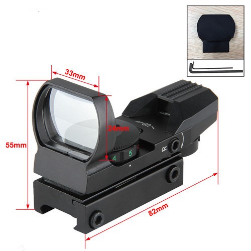 T6061 Aluminium Alloy Holographic Red Dot Vision 4 Reticle RD001
