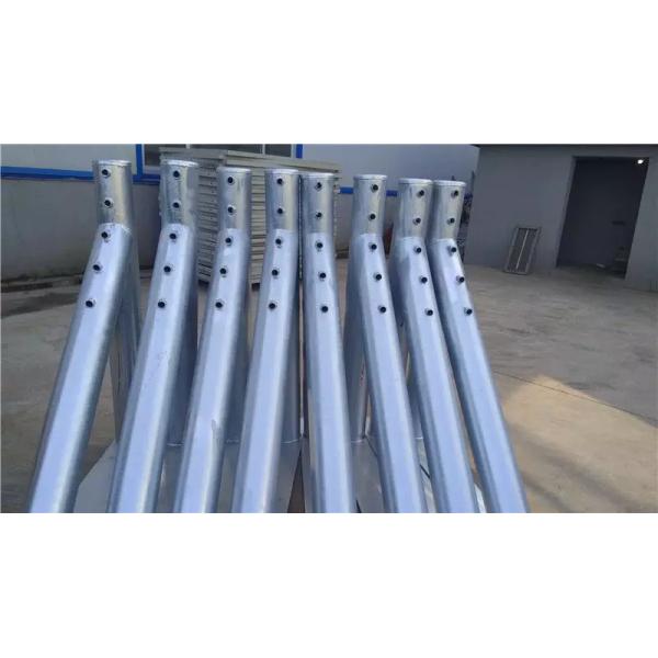 Roadway Safety Barrier Flexible Cable Guardrail With Galvanized Powder Coated Coating
