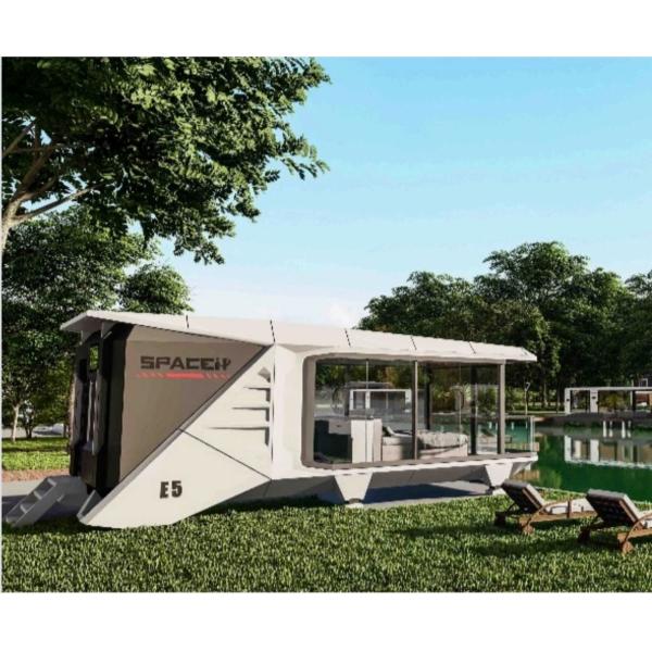Mobile Container Hotel Prefabricated Capsule House For Touring Online Technical Support