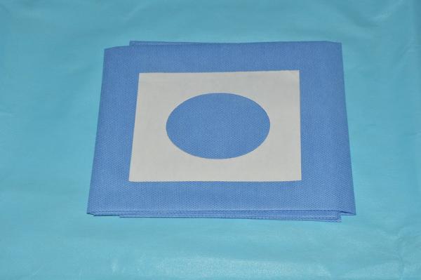 Quality Against Blood Medical Sterile Fenestrated Drape , Operating Room Drapes 48gsm for sale