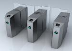 Brushless Motor Access Control Turnstiles Anti Pinch 550mm Width