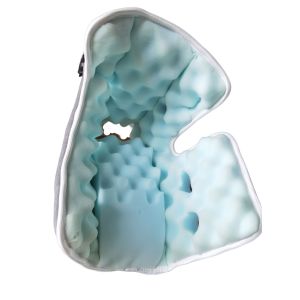 Convoluted Foam Padded Eggcrate Foot Pillow Cushion Protector Adjustable