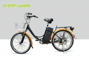 China CE 24 Inch Pedal Assist Electric Bike , Womens Pedal Assist Bike 36V Brushless Motor V Brake on sale