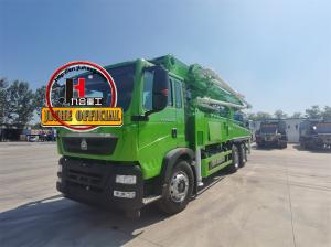 Buy cheap JIUHE Factory Supply 38m 38X-5RZ-3 Small Concrete Pump Truck Price Truck Mounted Pump For Concrete product