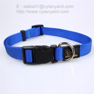 Solid Basic Nylon Dog Collars, Matching pet leash available separately