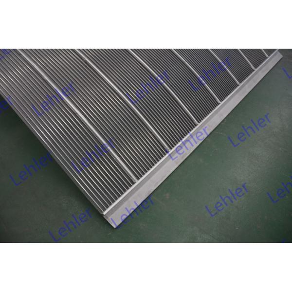 Stainless Steel Wedge Wire Screen Panels Curved Screen High Capacity / Efficiency