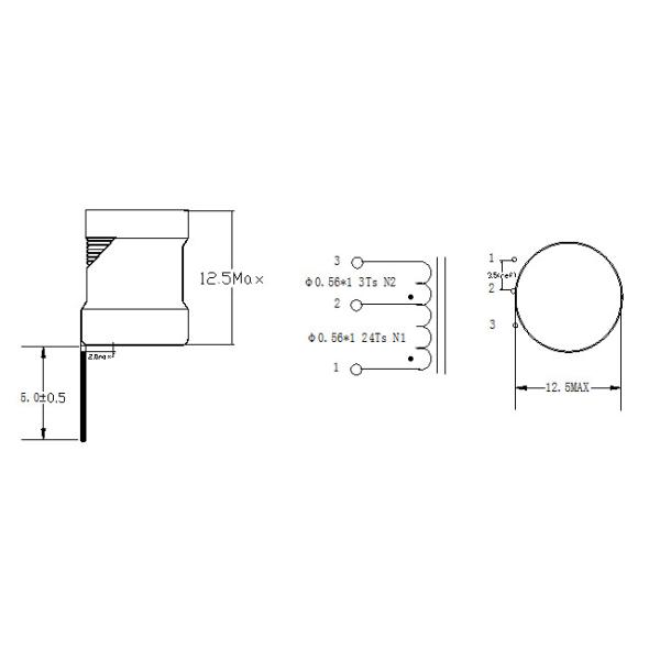 Reliable Axial Leaded Radial Inductor , 2 Winding Low Resistance Drum Coil Inductor