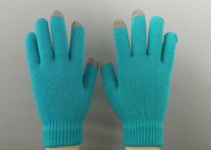 Buy cheap 10 Gauge Acrylic Touch Screen Gloves , Safety Hand Gloves 22cm - 27cm Length product