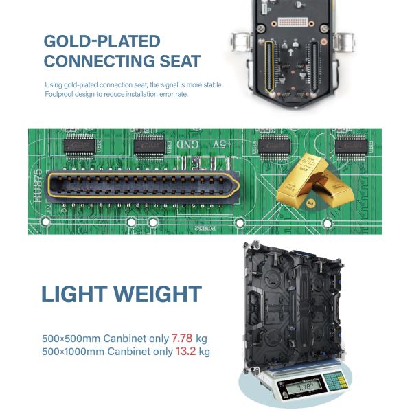 Fixed Indoor Rental LED Screen P2.6 Church Led Video Wall 4K HD Screen 500*1000mm