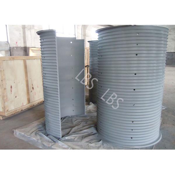 Double Folded Wire Rope Drum Cable Reel With Rope Line Device