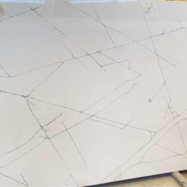 Stone Quartz Artificial Quartz Stone Calacatta White Quartz Stone Slab 1600*3200*20mm
