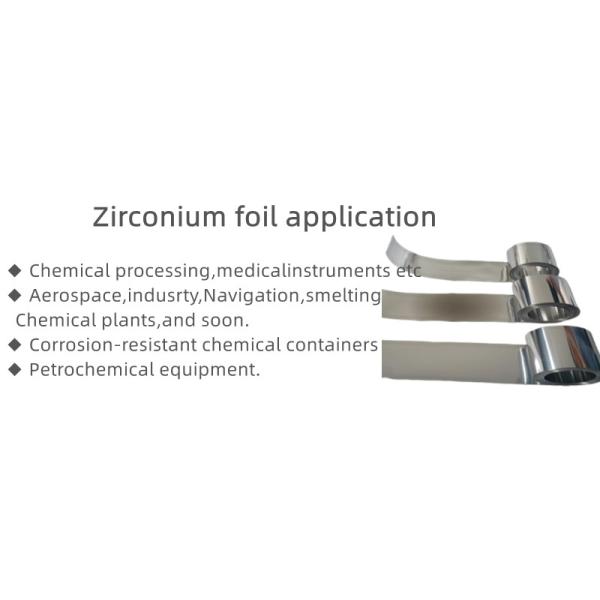 Metal Zr702 Zirconium Coiled Foil In Stock With High Purity For Industry