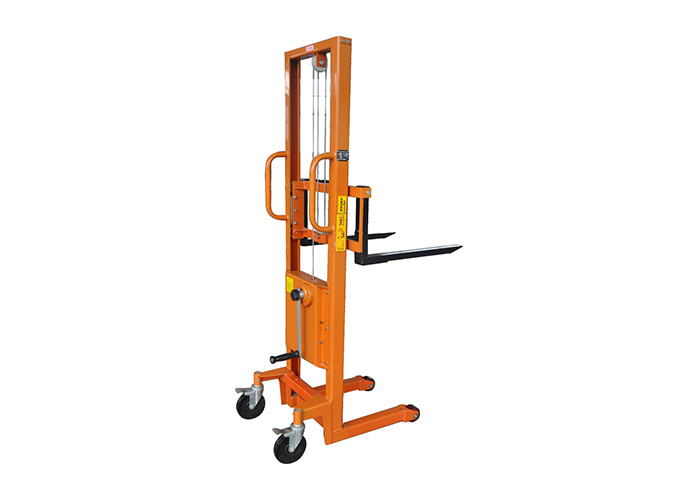 Buy cheap LS350 Mini Winch Stacker with safe self-locking Capacity 350kg product