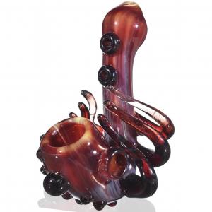 China 5Inch Funny Glass Hand Pipes Heady Tobacco Pipe 3D DrawingPyrex Glass Spoon Pipe Smoking on sale