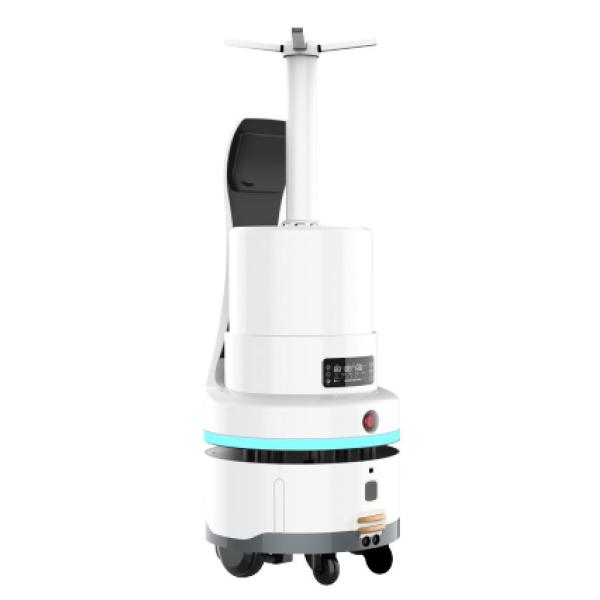 Android 5.1 Disinfection Spray Robot IPS Screen Autonomous Delivery Robot Project