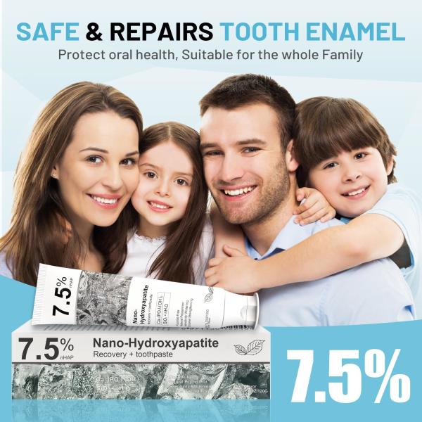 Adult Hydroxyapatite Toothpaste Fluoride Free Gentle Formula For Sensitive Teeth