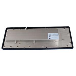 103 keys explosion proof Industrial marine keyboard with red backlight