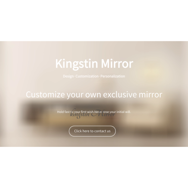 Kingstin Minimalist Floating Cloud Mirror | Custom RGB Smart Touch LED Vanity Mirror