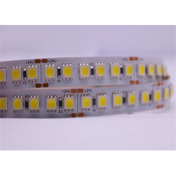 3000K 4000K Cool / Warm White LED Tape Light 28.8 Watts High CRI97 With 120° Viewing Angle