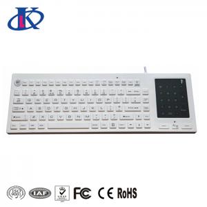 Buy cheap Waterproof Backlit Silicone Keyboard 2- In -1 Touchpad Number Pad USB PS/2 Interface product