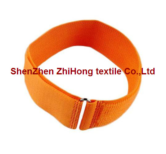 Buckle Clasp Nylon Adjustable Hook And Loop Fastener Strap For Wrist Armband Straps