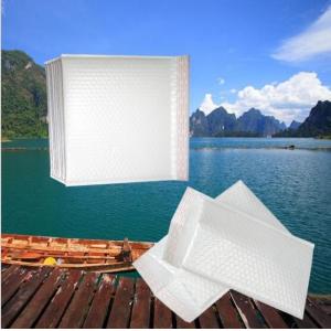 China Hot Melt Adhesive Pearlescent Poly Bubble Envelope With Seamless Bottom on sale