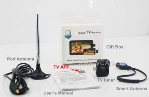 China DVB-T2S Micro USB Digital DVB-T DVB-T2 TV Tuner Receiver for android pad on sale