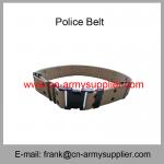 Wholesale Cheap China Army Desert Tan Military PP Polyester Police Belt