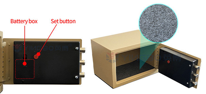 Customized Solid Steel Electronic Digital Safe 8.5L With Full Digital Keypad