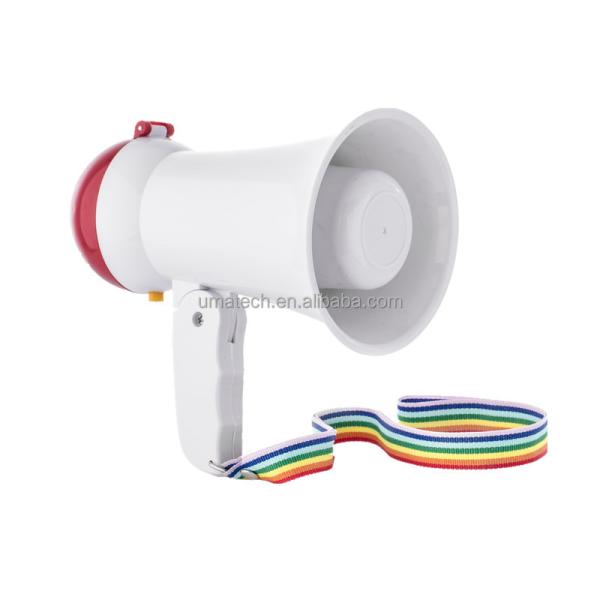 Best Seller 5W Little Plastic Toy Megaphone with Music Music Feature and NO Apt-x Support
