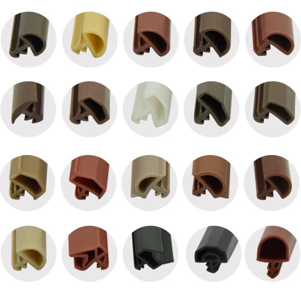 Middle Groove Type TPE Rubber Seal Strip Weatherstipping Double Hole Shape 10*5mm