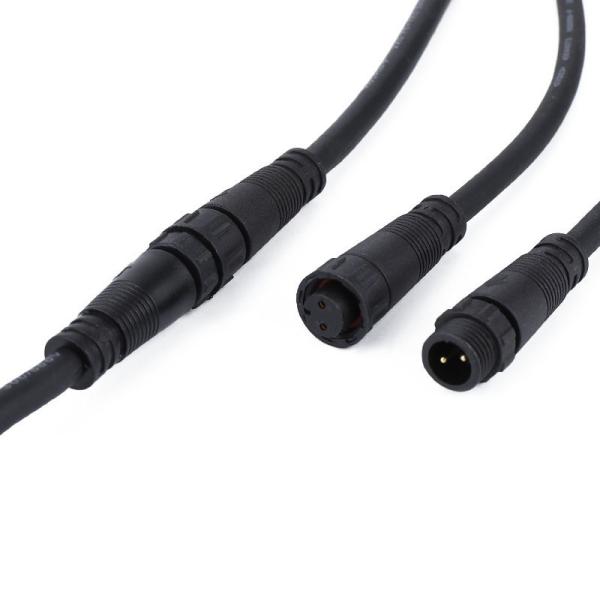 Industrial Cable Nut Interface M12 Nylon Connector 1M OD6.8mm
