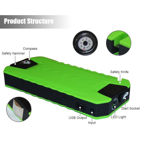 20400 MAh 600A Peak Current Power Booster Jump Starter / 12 Volt Battery Jump Starter