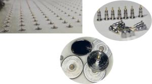 Buy cheap RoHS Magnetic Right Angle Pogo Pins Golden Palting Cold Prossing product