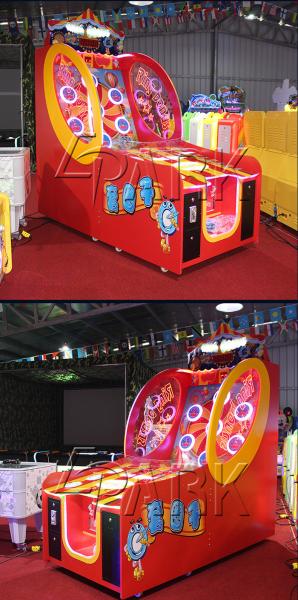 Amsuement Lottery hoopla Vending Machine Throwing Ring coin operated cabinet hoopla skill wall game machine