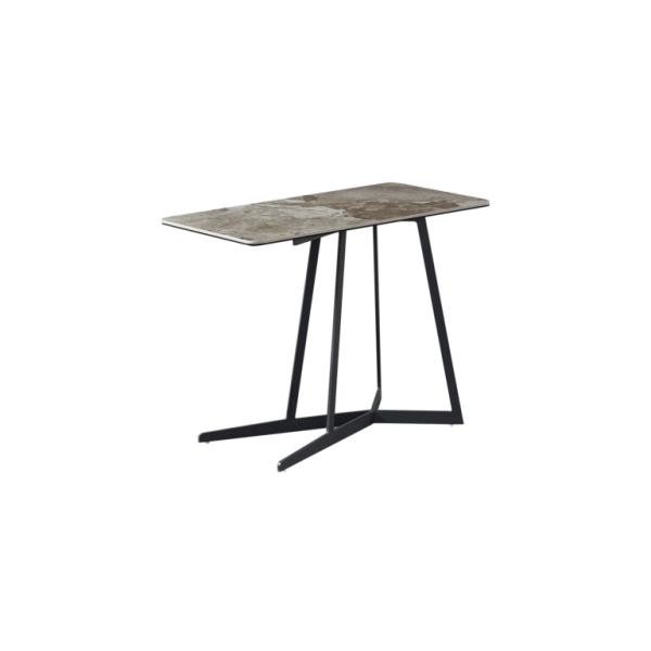 Sculpted Edge Nordic Style Rectangle Coffee Table 550mm Height Modern Marble