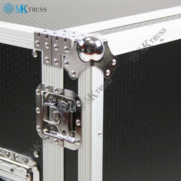 Customized 10U 12U 14U 16U Flight Case with 9mmplywood and Honycomb Surface
