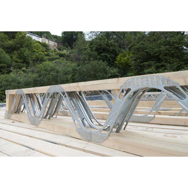 Web Building System Roof Truss Joist with Galvanized Metal Arches and 1.2mm Thickness