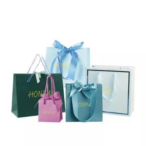 Buy cheap Custom Thick Marble Printed Paper Carrier Bags 28x20x10cm 250g C1s Art Paper product