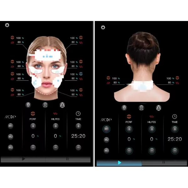 Portable MFFACE Pe-Face RF Microcurrent Face Lifting Double Chin Removal Machine