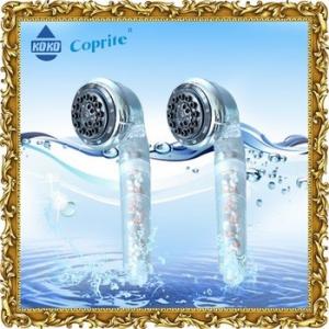 China Shower Head Hard Water Filter With Negative Ion , Shower Head Chlorine Filter No Leaking on sale