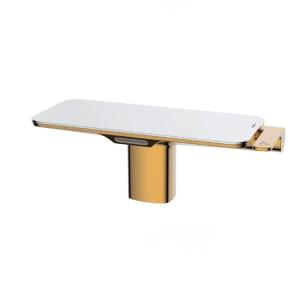 Buy cheap Golden Bathroom Basin Faucet Surface Plating Treatment Single Handle product