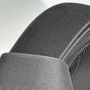 25mm Elasticated Velcro 100% Nylon Stretch Hook And Loop Black