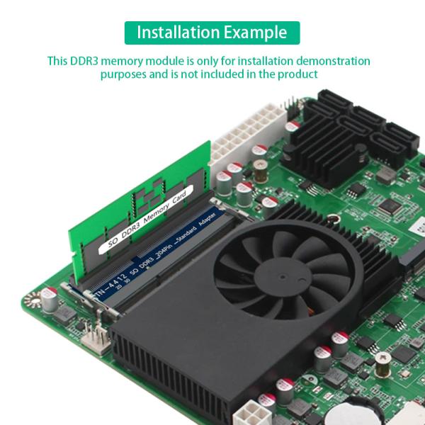 Standard SO-DIMM 204PIN DDR3 Memory Test Protection Adapter For STD 204Pin Slot