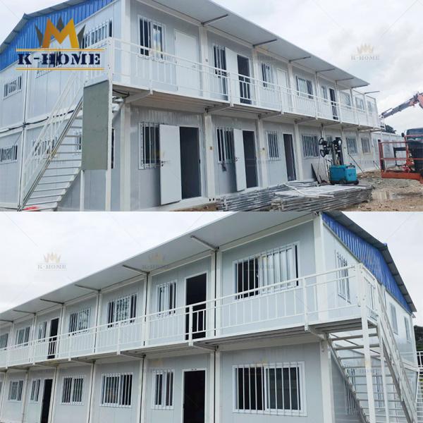 Modular Temporary Construction Site Buildings As Staff Dormitory